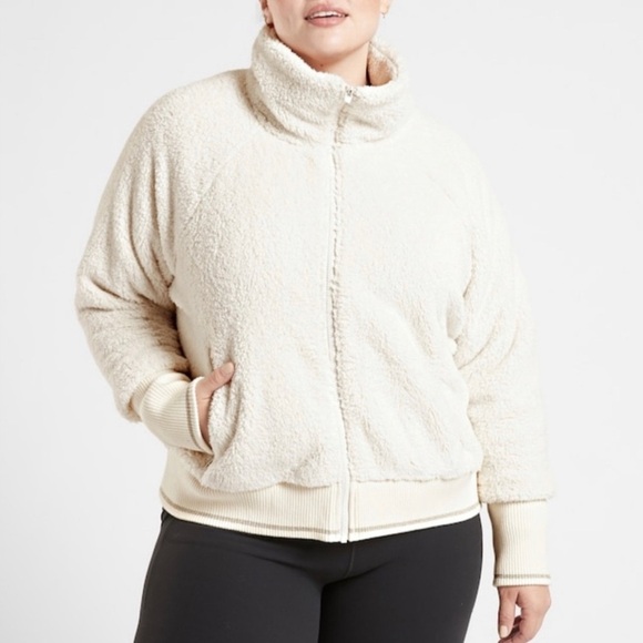 Athleta Tugga Sherpa Jacket 1x - Picture 16 of 16